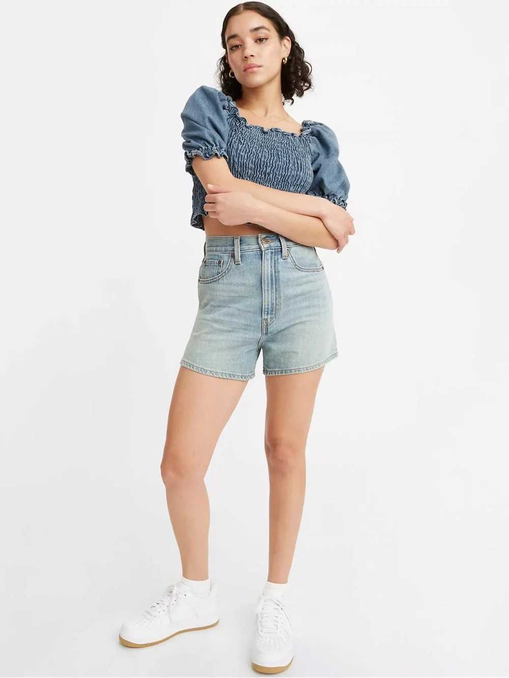 Levi’s High Loose Denim Shorts